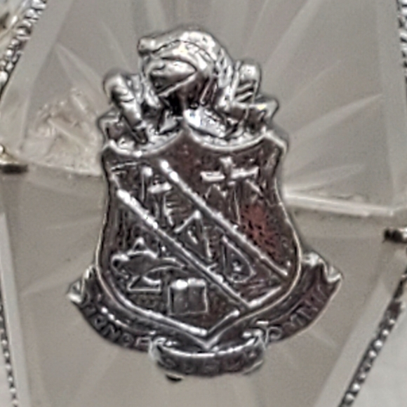 STUNNING VINTAGE 14k Art deco shield camphor ring - Picture 6 of 12